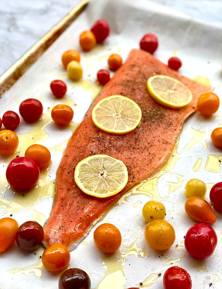 Rainbow Trout & Roasted Tomatoes 